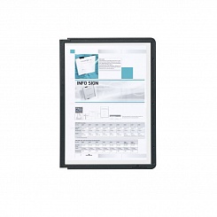 Демопанель Durable Sherpa, антиблик, A5, полипропилен