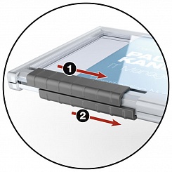 Держатель для 2 пропусков Durable Puchbox Duo, 54 x 87 мм