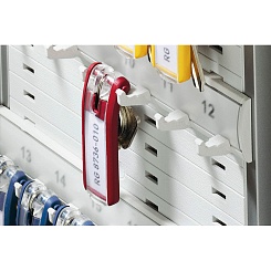 Ключница металлическая настенная Durable Key Box Plus, на 54 брелока, быстрый возврат ключей