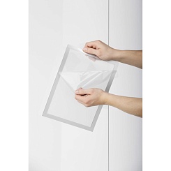 Рамка информационная магнитная Durable Duraframe Sun, A4, 2 штуки