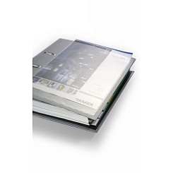 Карман Durable Pocketfix, самоклеящийся, для маркировки папок, А4, 3 штуки, ПВХ