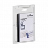 Бейдж с булавкой Durable,  30 x 60 мм, пластик