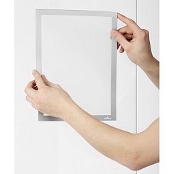 Рамка информационная магнитная Durable Duraframe Sun, A4, 2 штуки