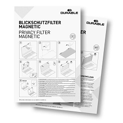 Фильтр конфиденциальности Durable Magnetic 14, матовый, 310 х 183 мм