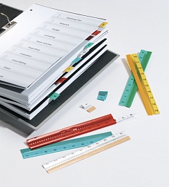 Табулятор Durable Tabfix, самоклеящийся, 3 строчки, 13 мм, 5 штук, ПВХ