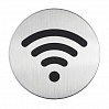 Табличка Wifi Durable, 83 мм, нержавеющая сталь