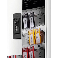 Ключница металлическая настенная Durable Key Box Plus, на 54 брелока, быстрый возврат ключей