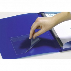 Карман Durable Pocketfix, самоклеящийся, для CD/DVD, с клапаном, 10 штук