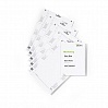 Вкладыши сменные для D4803 Durable Info Sign, 210 x 149 мм, 10 штук