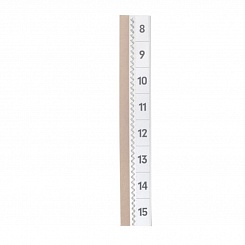 Табулятор Durable Tabfix, самоклеящийся, 2 строчки, 10 мм, 5 штук, ПВХ