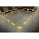 Знак самоклеящийся для напольной маркировки Durable Крест, 150 х 0.7 х 150 мм, 10 штук