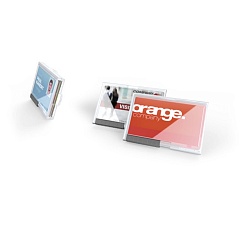 Держатель для 3 пропусков Durable Puchbox Trio, 54 x 87 мм